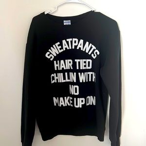 Black sweatshirt
